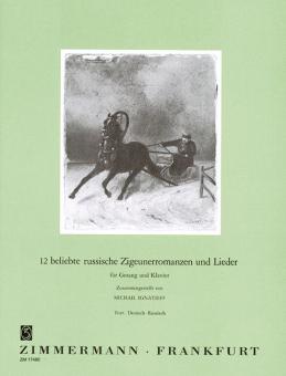12 beliebte russische Zigeunerromanzen und Lieder 