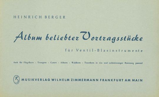 Album beliebter Vortragsstücke 