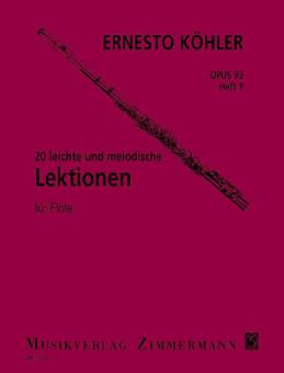20 leichte und melodische Lektionen op. 93 Heft 1 Standard
