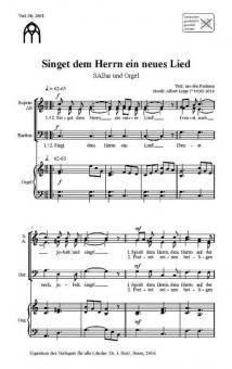 Singet dem Herrn 