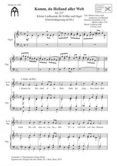 Komm, du Heiland aller Welt 