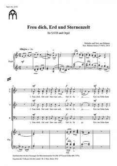 Freu dich, Erd und Sternenzelt 