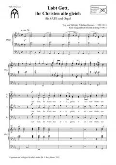 Lobt Gott, ihr Christen alle gleich 