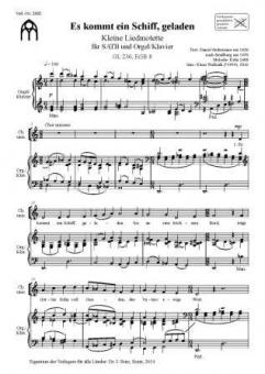 Es kommt ein Schiff, geladen 