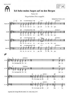 Ich hebe meine Augen auf zu den Bergen 