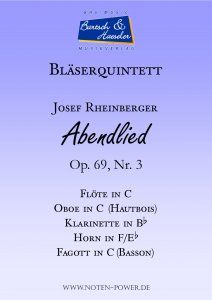 Abendlied op. 69,3 