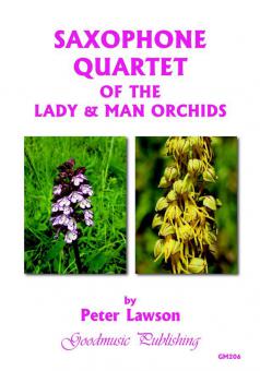 Sax Quartet of Lady & Man Orchids 