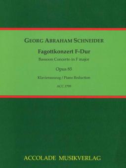 Fagottkonzert F-Dur op. 85 