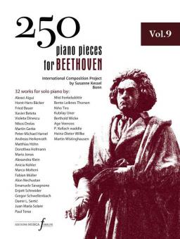 250 Piano Pieces for Beethoven 9 