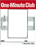 One-Minute Club Cards 
