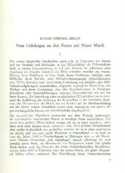 Neue Musik und Festival 