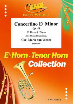 Concertino Eb Minor op. 45 (transponierte Version) Standard