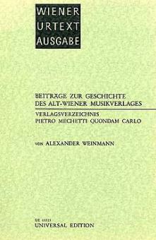 Verlagsverzeichnis Pietro Mechetti quondam Carlo 10 