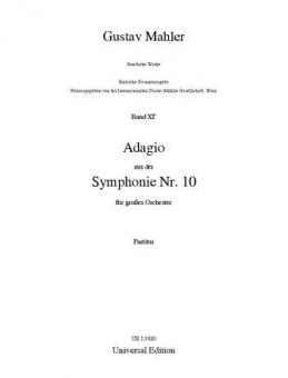 Adagio aus der Symphonie Nr. 10 für großes Orchester 