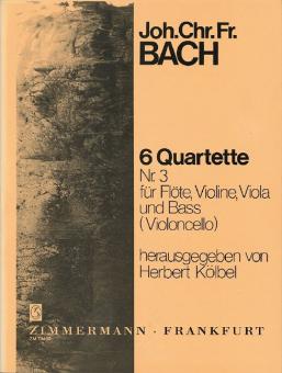 Sechs Flötenquartette Nr. 3 