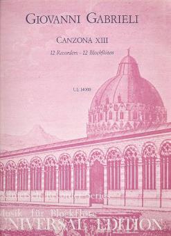Canzona XIII 