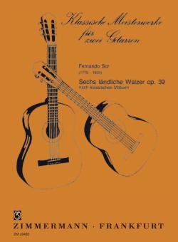 6 ländliche Walzer op. 39 