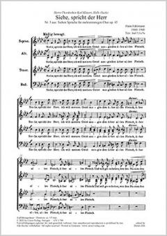 Siehe, spricht der Herr op. 45/5 