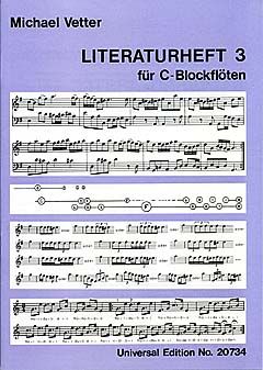 Literaturheft 3 für C-Blockflöten 