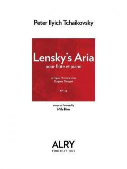 Lensky Aria from 'Eugene Onegin' 