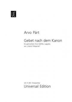 Gebet nach dem Kanon / Prayer After The Kanon 