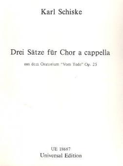 3 Sätze aus dem Oratorium 'Vom Tode' 