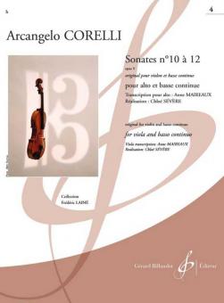 Sonates no. 10 à 12 op. 5 