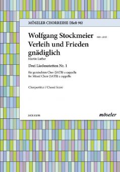 Drei Liedmotetten Wk 270 Download