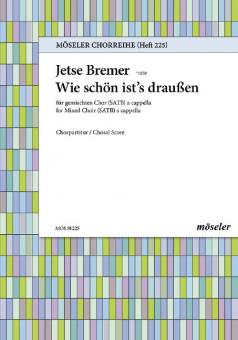Drei Volkslieder Nr. 1: Wie schön ist's draussen Download