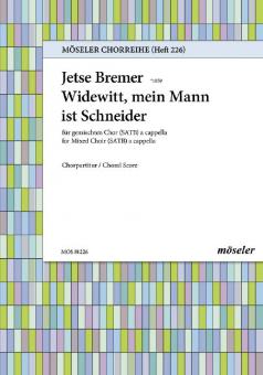 Drei Volkslieder Nr. 2: Widewitt, mein Mann ist Schneider Download