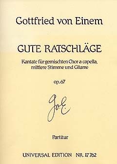 Gute Ratschläge op. 67 