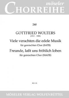 Freunde, lasst uns fröhlich loben / Viele verachten die edele Musik Download