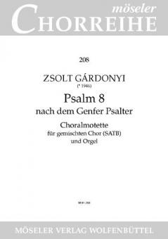 Psalm 8 nach dem Genfer Psalter Download