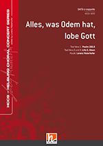 Alles, was Odem hat, lobe Gott 