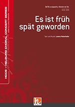 Es ist früh spät geworden 