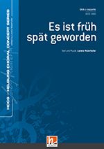 Es ist früh spät geworden 