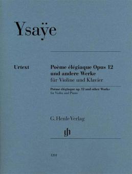 Poème élégiaque op. 12 und andere Werke 