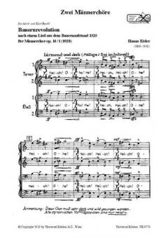 2 Männerchöre op. 14 