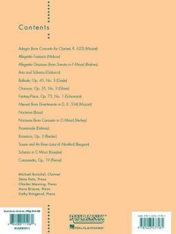 Concert and Contest Collection for Clarinet 