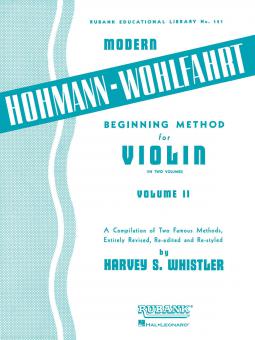 Modern Hohmann-Wohlfahrt Beginning Method for Violin Vol. 2 