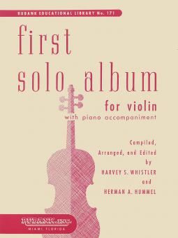 First Solo Album For Violin 