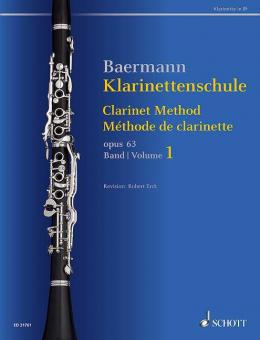 Klarinettenschule op. 63 Band 1: Nr. 1-33 