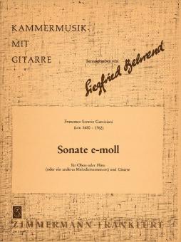 Sonate e-Moll 