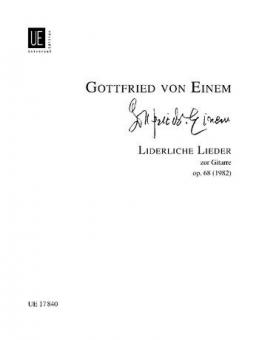 Liderliche Lieder zur Gitarre op. 68 