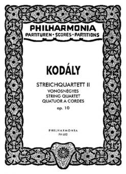 Streichquartett Nr. 2 op. 10 