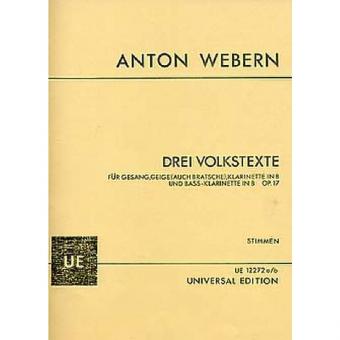 3 Volkstexte op. 17 