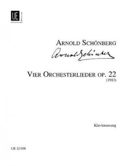 4 Orchesterlieder 