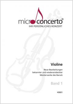 Micro-Concerto 1 für Violine 