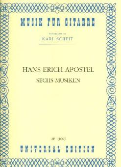 6 Musiken für Gitarre op. 25 