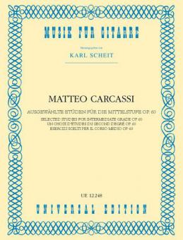 Ausgewählte Etüden für die Mittelstufe op. 60 